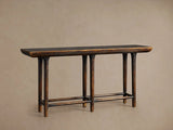 Yasu Pine Entrance Console Table Wood Hallway Entryway Table