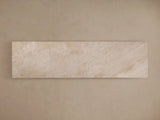 Ilaria Coralle Marble Entryway Console Table in Beige Stone Hallway Entrance Table