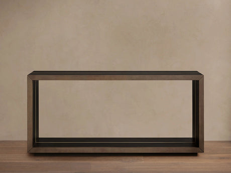 Mihaela Solid Wood Entrance Console Table Hand-Finished Hallway Entryway Table