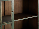 Merritt Solid Pine Tall Display Cabinet For Living Rooms Dining Areas Entryways