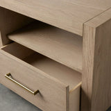 Palmer Storage Nightstand Wood Bedside Table Parsons Night side Cabinet With Drawer