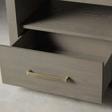 Palmer Storage Nightstand Wood Bedside Table Parsons Night side Cabinet With Drawer