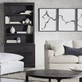 Tremont Modular Wood Bookcase Mid-Century Tall Cabinets