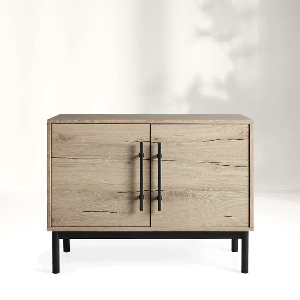 Sullivan Oak Wood Hall Chest Modern Rural Sideboards Entrance Cabinets
