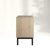 Sullivan Oak Wood Hall Chest Modern Rural Sideboards Entrance Cabinets