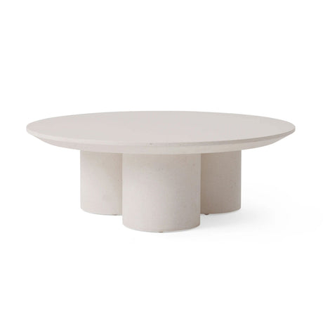 Cascade Outdoor Concrete Coffee Table Durable Sofa Center Tea Table
