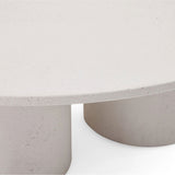 Cascade Outdoor Concrete Coffee Table Durable Sofa Center Tea Table
