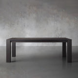 Parsons Solid Oak Rectangle Dining Table